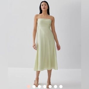 Love, Bonito Mint Green Linea Fit & Flare Midi Dress Size 8